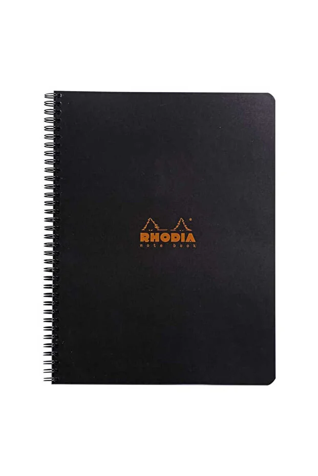 Rhodia Classic A4+ Spiralli Çizgili Defter – Siyah / 193109C Rhodia Classic A4+ Spiralli Çizgili Defter – Siyah / 193109C