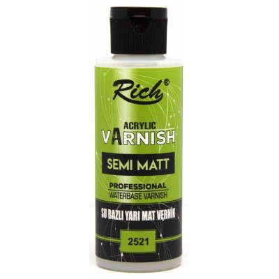 Rich 120cc Su Bazlı Yarı Mat Vernik / 2521