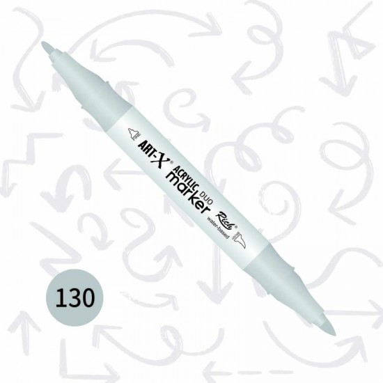 Rich Art-x Çift Uçlu Akrilik Markör No: 130