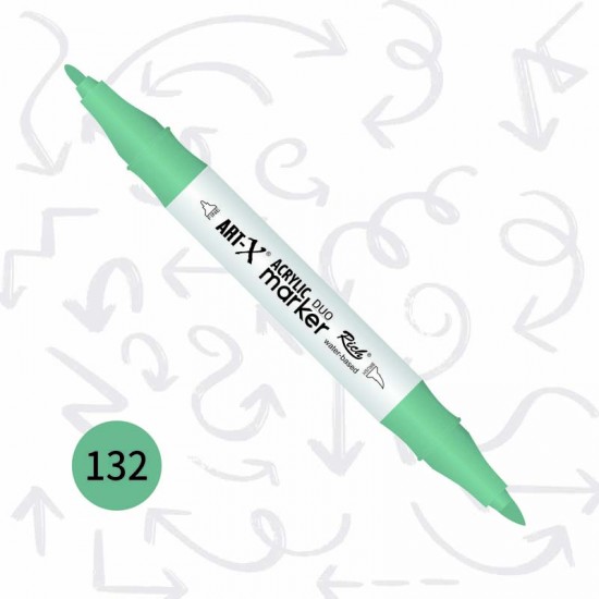 Rich Art-x Çift Uçlu Akrilik Markör No: 132 Rich Art-x Çift Uçlu Akrilik Markör No: 132