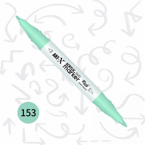 Rich Art-x Çift Uçlu Akrilik Markör No: 153