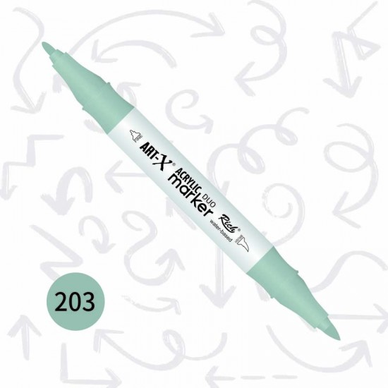 Rich Art-x Çift Uçlu Akrilik Markör No: 203 Rich Art-x Çift Uçlu Akrilik Markör No: 203