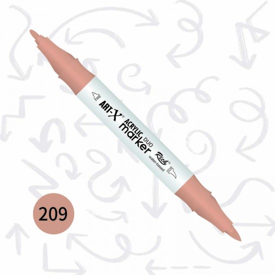 Rich Art-x Çift Uçlu Akrilik Markör No: 209 Rich Art-x Çift Uçlu Akrilik Markör No: 209