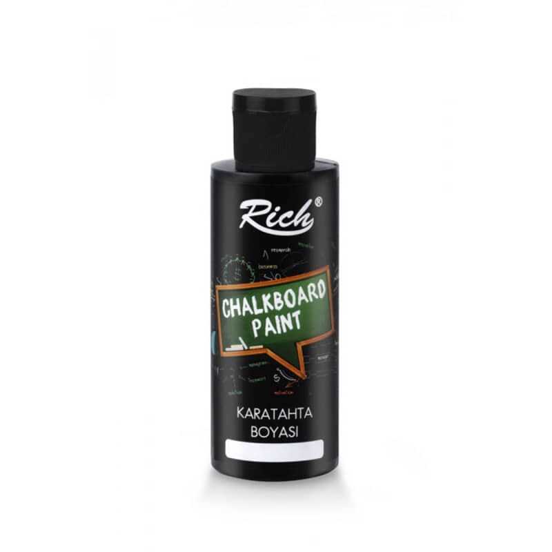 Rich Chalkboard Paint 120ml Kara Tahta Boyası Siyah / 1648
