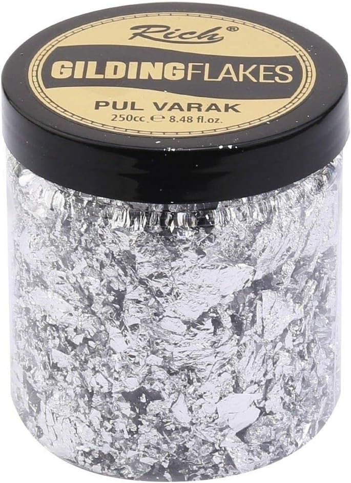 Rich Gilding Flakes 250cc Pul Varak Gümüş / 0171