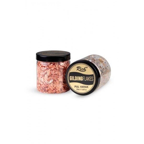 Rich Gilding Flakes 250cc Pul Varak Rose Gold / 10173