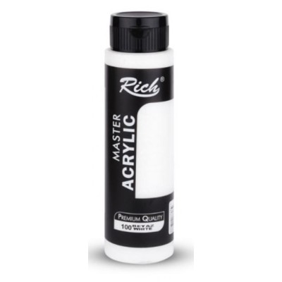 Rich Master Acrylic 500ml Akrilik Boya Beyaz / 01503