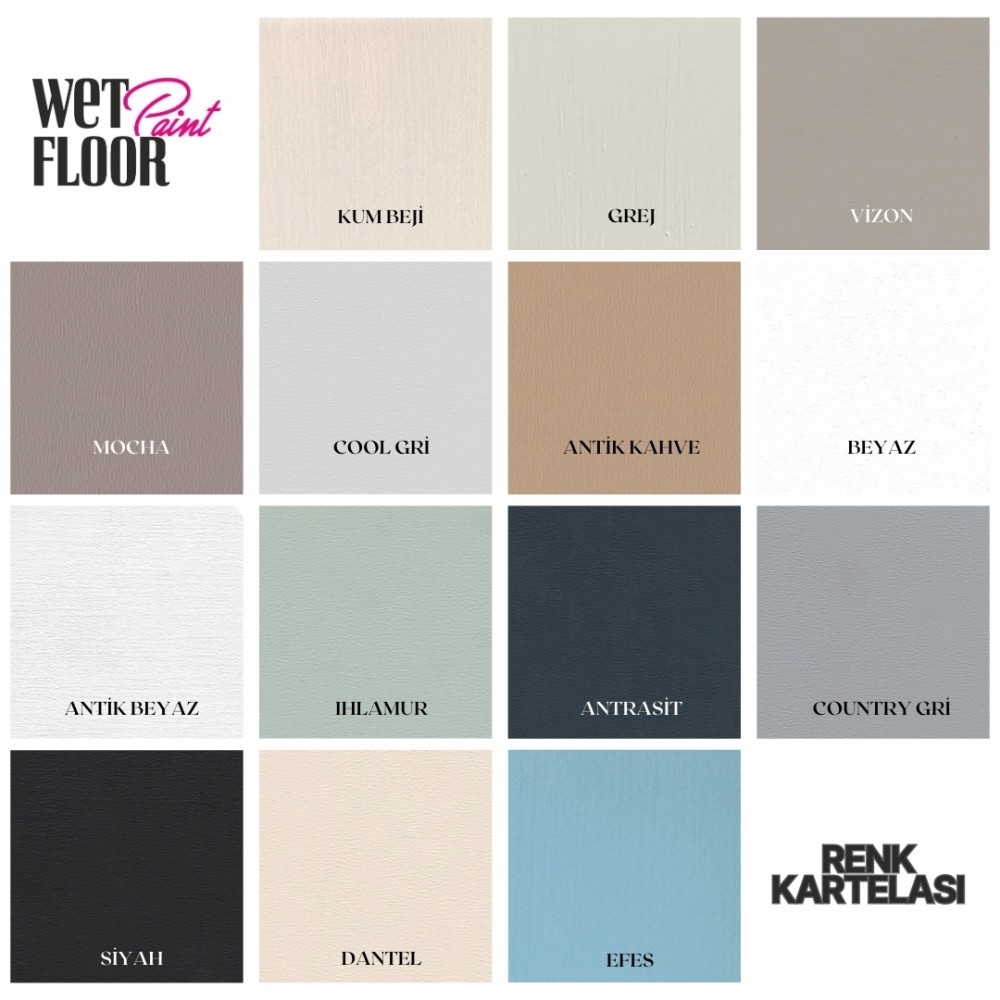 Rich Selfy Decor 500cc Islak Zemin Boyası Siyah / 18994 Rich Selfy Decor 500cc Islak Zemin Boyası Siyah / 18994