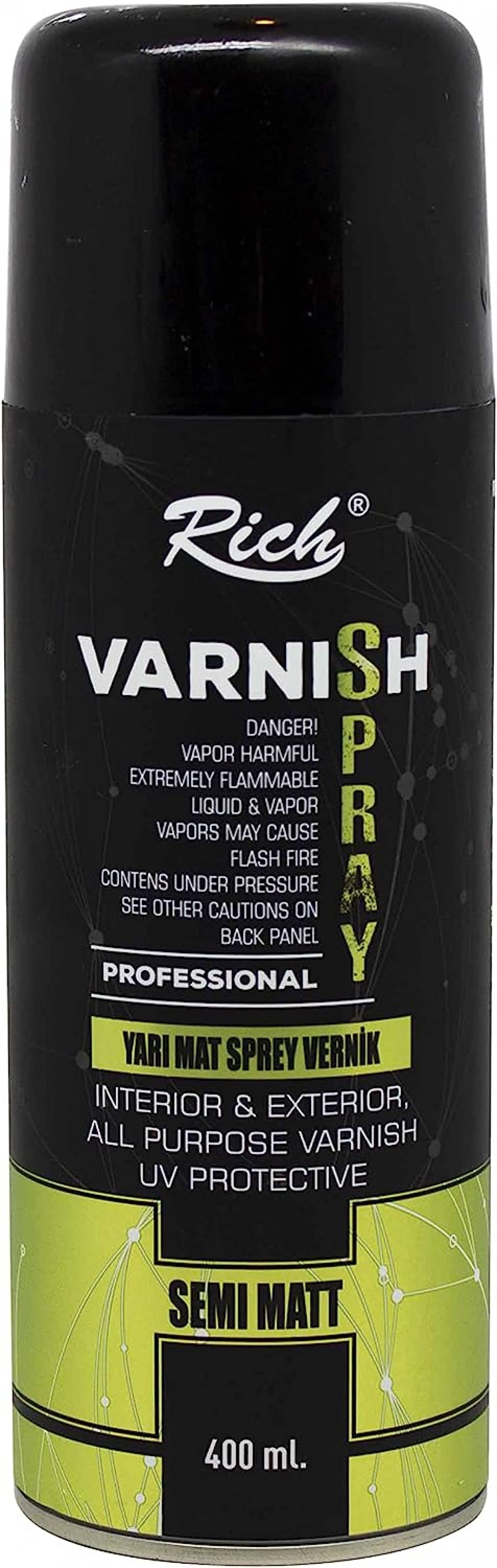 Rich Sprey Vernik 400 ml - Yarı Mat Rich Sprey Vernik 400 ml - Yarı Mat