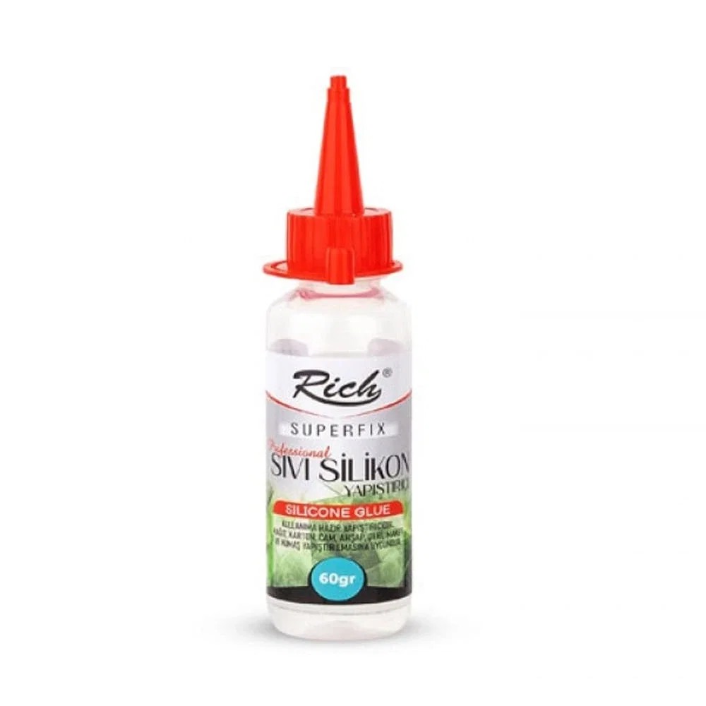 Rich Superfix 60gr Sıvı Silikon Yapıştırıcı Rich Superfix 60gr Sıvı Silikon Yapıştırıcı