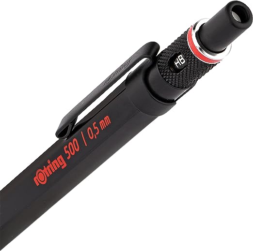 Rotring 500 0.5mm Mekanik Kurşun Kalem Siyah / 2186325 Rotring 500 0.5mm Mekanik Kurşun Kalem Siyah / 2186325