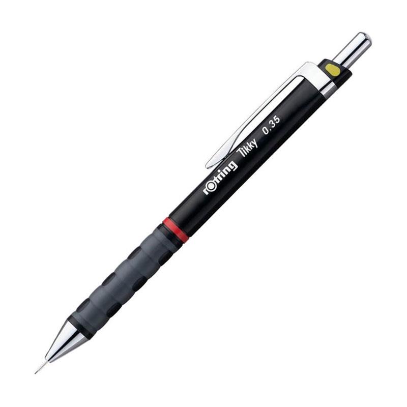 Rotring Tikky 0.35mm Mekanik Kurşun Kalem Siyah / 1904694 Rotring Tikky 0.35mm Mekanik Kurşun Kalem Siyah / 1904694