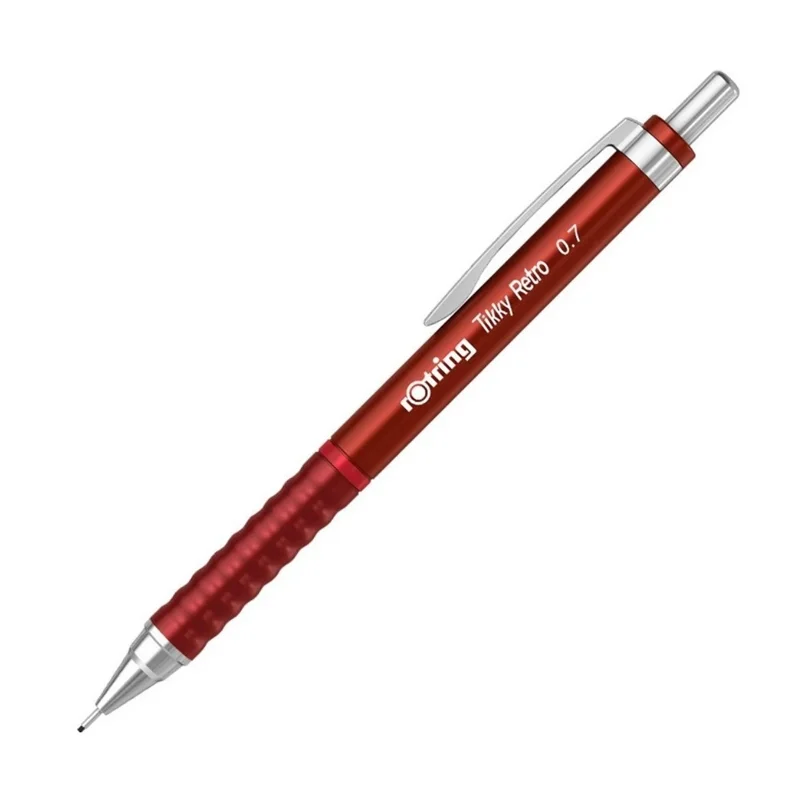 Rotring Tikky Retro 0.7mm Mekanik Kurşun Kalem Metalik Kırmızı / 2202631