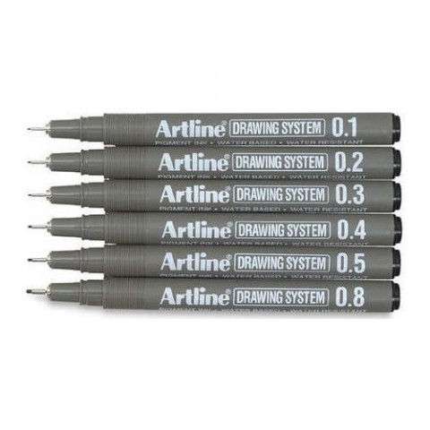 Artline Drawing System Teknik Çizim Kalemi 6'lı Set