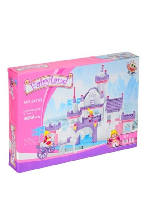 Asya Lego Fairyland 368 Parca Cocuk Lego Seti Swan Kalesi