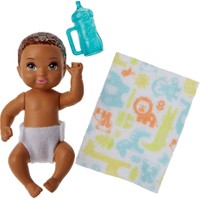Barbie Skipper Babysitters Oyuncak Mini Bebek - Esmer