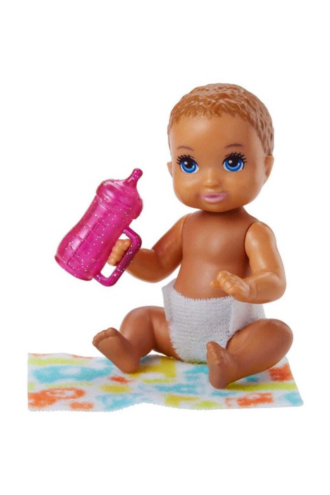 Barbie Skipper Babysitters Oyuncak Mini Bebek - Kumral