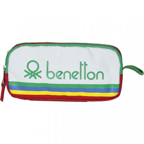United Colors of Benetton Çift Gözlü Kalem Kutu Beyaz 70031