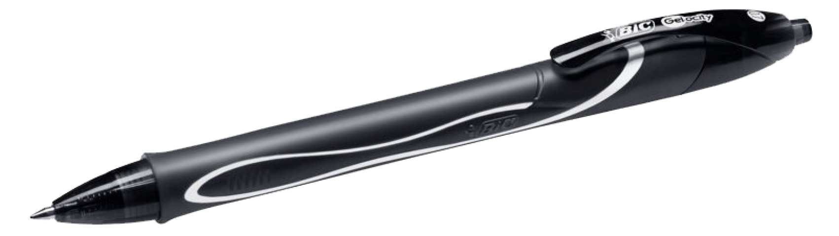 Bic Gelocity Hızlı Kuruyan Jel Kalem 0.7 mm - Siyah (12'li Kutu)