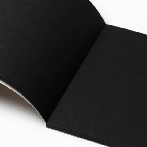 Clairefontaine Paint On Noir Dikişli 250gr 20yp A4 Çok Amaçlı Çizim Blok - Siyah Kağıt
