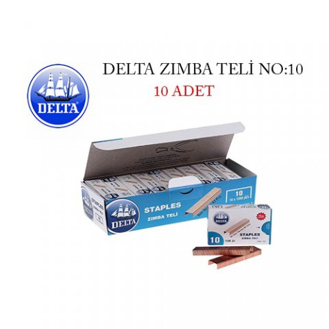Delta Sarı Zımba Teli -1621 -10'LU KUTU [NO:10]