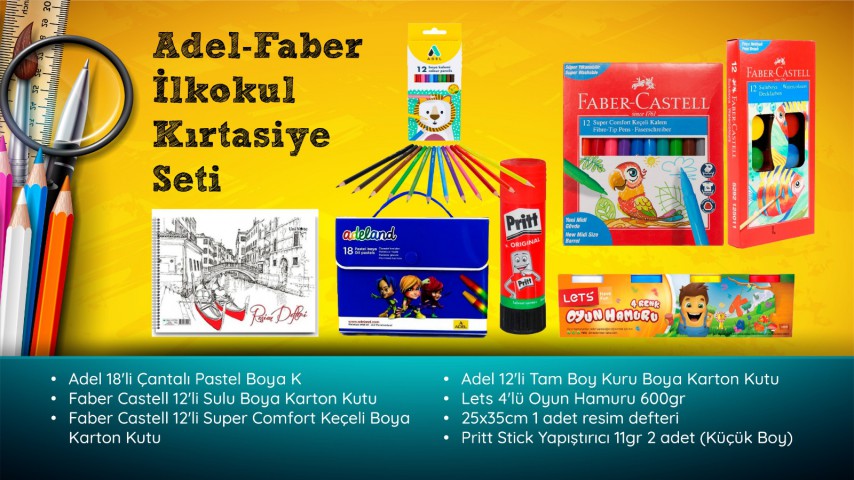 Faber-Adel İlkokul Kırtasiye Seti