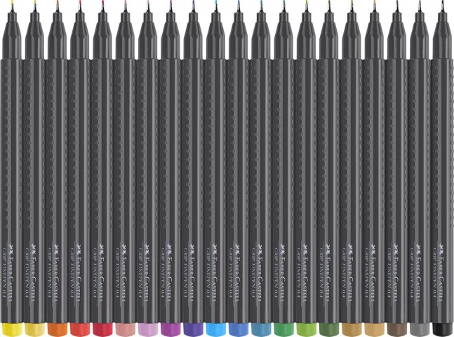 Faber Castell Grip Finepen 0.4mm 30 Renk Set / 151630