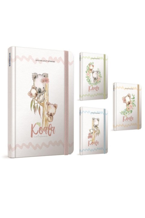 Gıpta Koala 13x21 cm Sert Kapak Çizgili Defter
