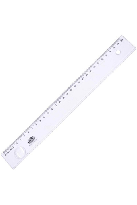 Hatas Mercekli Geniş 30cm Büro Cetveli 0161