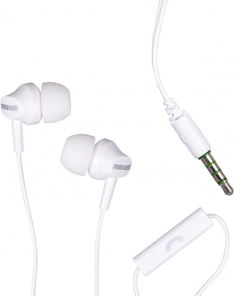 Maxell EB875 Mikrofonlu Kablolu Kulaklık - Beyaz