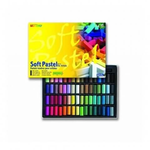 Mungyo 64'lü Yarım Boy Toz Pastel (soft Pastel) Set / MPS-64