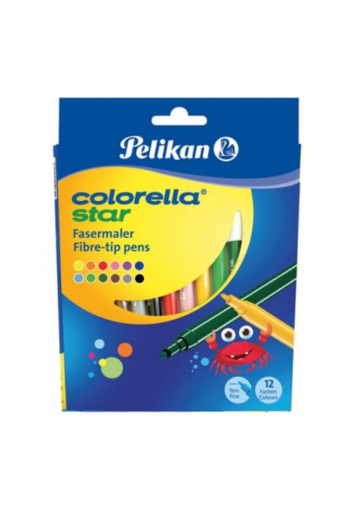 Pelikan Colorella Star 12'li Keçeli Kalem