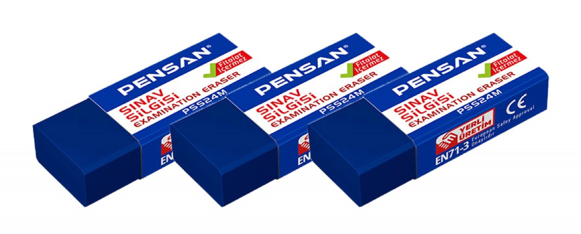Pensan Sınav Silgisi Orta Boy 3 Adet