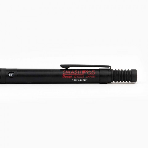 Pentel Smash 0.5 mm Mekanik Kurşun Kalem Mat Siyah