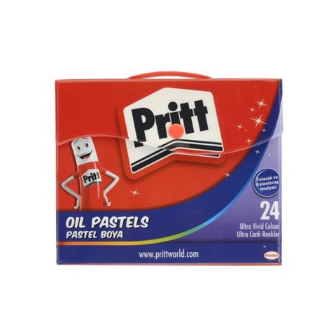 Pritt 24 Lü Çantalı Pastel Boya