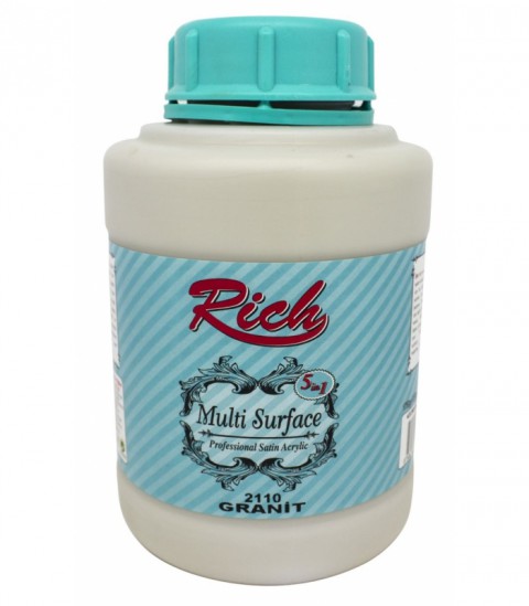 Rich Multi Surface Akrilik Boya 1250cc 2110 Granit