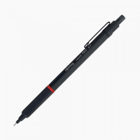Rotring Rapid Pro 0.7mm Mekanik Kurşun Kalem Siyah / 1904257