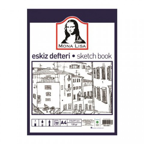 Südor Eskiz Defteri (Sketch Book) A4 120 G 50 Yp / BN05-4