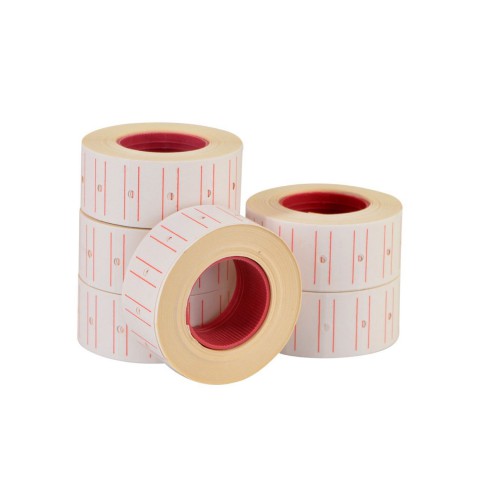 Tanex 12x21 Mm Rulo Çizgili Beyaz Fiyat Etiketi