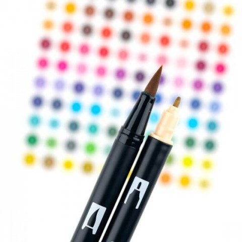 Tombow ABT Dual Brush Pen Grafik Kalemi 10'lu Set - Portrait