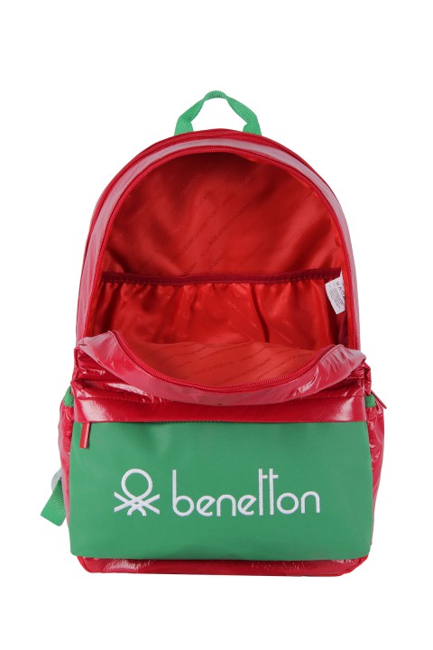 United Colors of Benetton 2021 Yeni Sezon Okul Çantası Kırmızı 70740