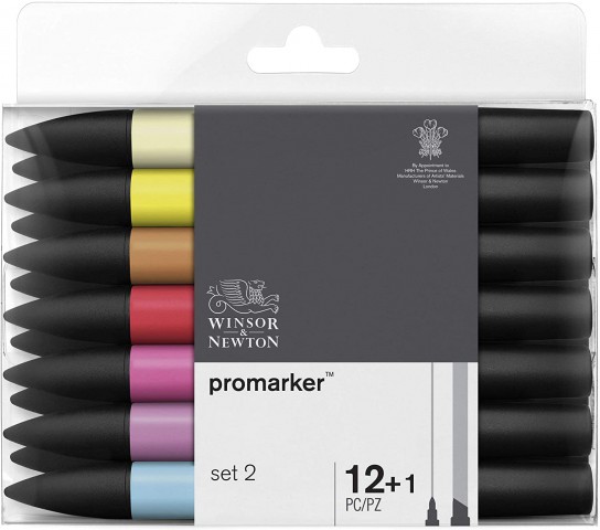 Winsor Newton Promarker 12'li Set 2