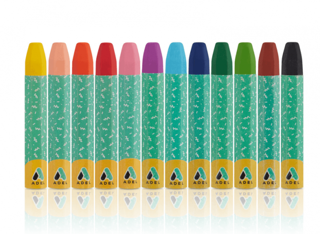 Adel 12 Renk Pastel Boya Kalemi / 4280837002
