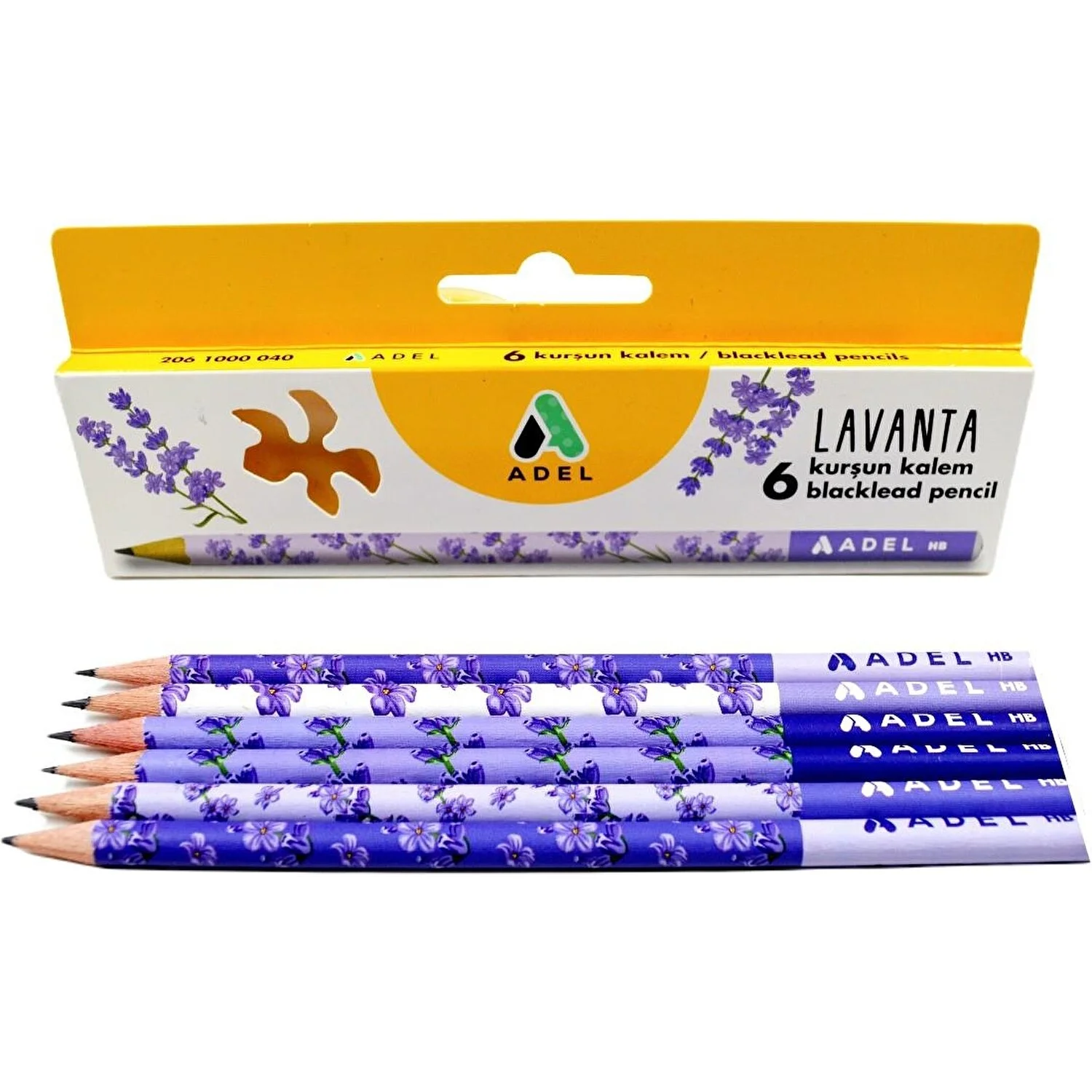 Adel Lavanta 6'lı Kurşun Kalem HB / 2061000040