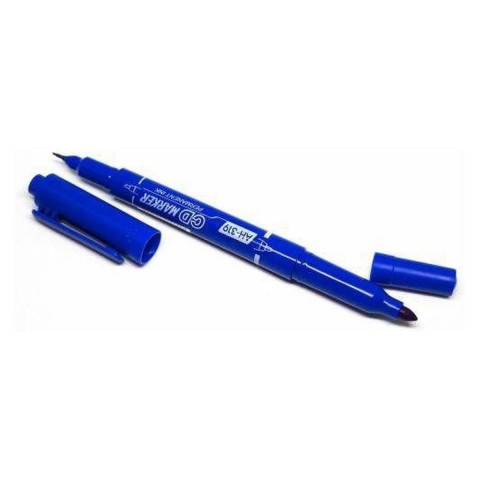 Aihao Cd Marker Çift Taraflı Mavi