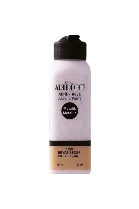 Akrilik Boya 140 ml Metalik Beyaz 071r-3720