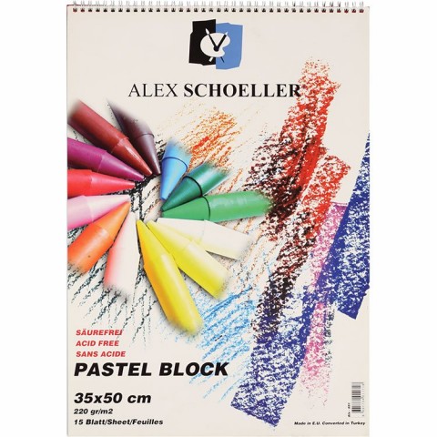 Alex Schoeller Pastel Fon Blok 220gr 35x50cm / ALX.851