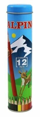 Alpino 12'li Tüp Kuru Boya /