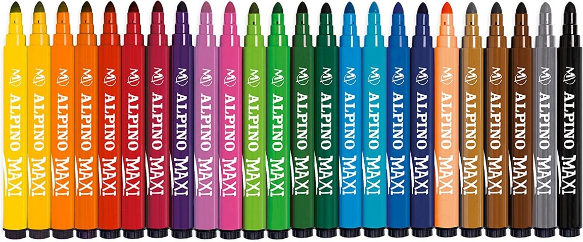Alpino Maxi 24'lü Jumbo Keçeli Kalem / AR000007N