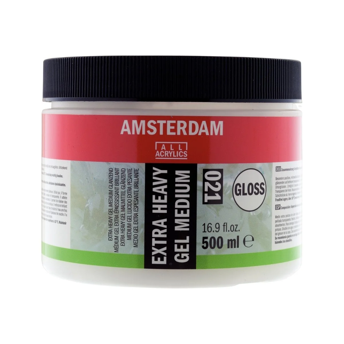 Amsterdam 500ml Extra Heavy Gel Medium Gloss / 021